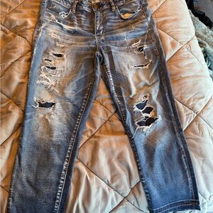 🦄 3 for $18 American Eagle High Rise Crop Jegging